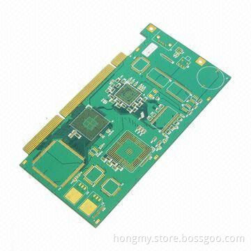 Double-sided PCB, Made of FR-4 Material with Gold Finger PCB, OSP Surface Finishing